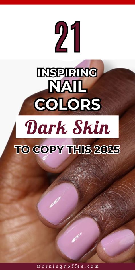 These are 21 flattering nail color ideas every dark skin babes should try that would compliment your skin. Acrylic Overlay Nails Short Natural Design, Sns Nails Dark Skin, Bubble Bath Nail Color Gel, Dip Powder Nail Styles, Nail Ideas With Dip Powder, Nails For A Formal Event, Nail Color For Women Over 50, Winter Nails For Dark Skin, Winter Nails Multicolor