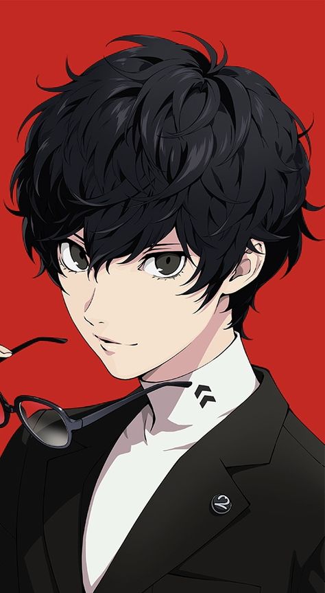 Anime, Hair, Ren Amamiya, Persona 5, Not Mine, Persona, Red