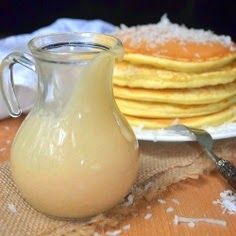 Magleby's Buttermilk Syrup (Aka Frothy Goodness) Coconut Syrup Recipe, Will Cook For Smiles, Coconut Syrup, Simple Syrup Recipes, Homemade Syrup, Breakfast And Brunch, Clotted Cream, Dessert Sauces, Coconut Recipes