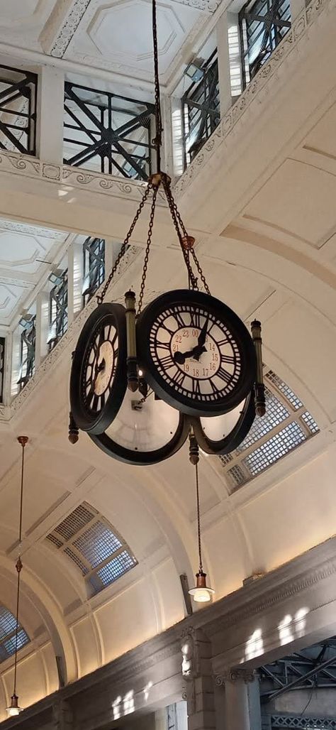 Train station clock