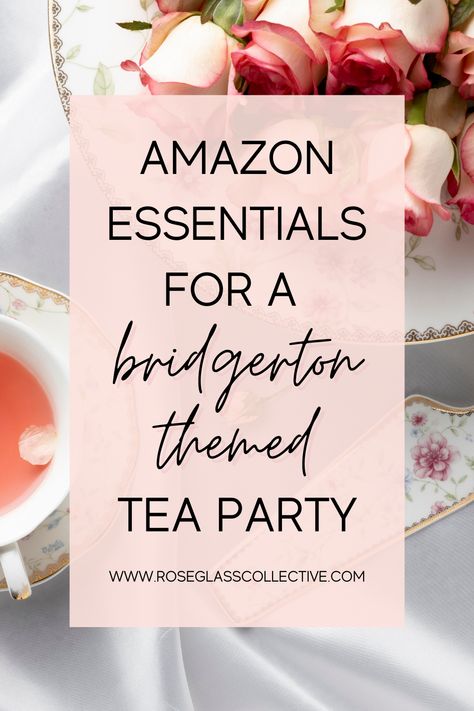 bridgerton tea party ideas Brigerton Tea Party Food, Bridgerton Tea Party Food Ideas, Bridget Ton Tea Party, Brigerton Watch Party Ideas, Bridgerton Afternoon Tea Ideas, Regency Themed Birthday, Brigington Party, Bridgerton Tea Party Invitation, Regency Era Party Ideas