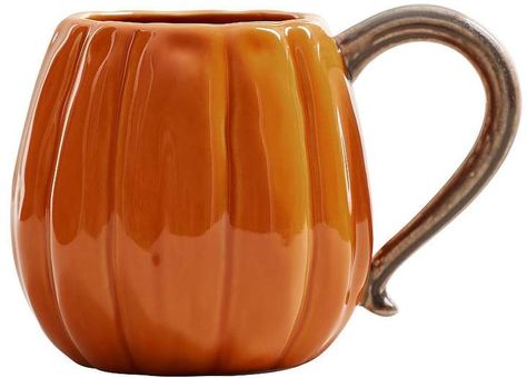 Pumpkin Figural Mug Pottery Barn Halloween, Pumpkin Mug, Sculptures Céramiques, Rustic Fall Decor, Faux Pumpkins, Rustic Retreat, Tassen Design, Halloween Home Decor, Halloween Mug