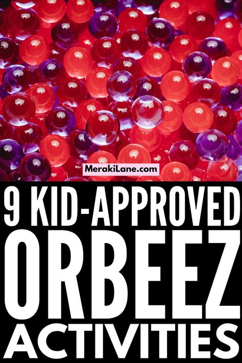 Orbeez Party Ideas, Games With Water Beads, Activities With Orbeez, Orbeez Science Experiment, Sensory Activities For Middle Schoolers, Fun Things To Do With Orbeez, Orbeez Ideas Crafts, Sensory Play For Kindergarten, Orbeez Activities