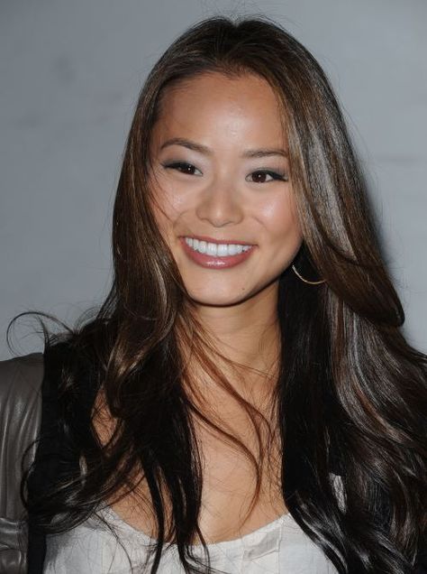 If only my hair is as shiny as hers Jaime Chung, Jessica Ricks, Warm Brunette, Jamie Chung, Red To Blonde, Hair Color Balayage, If Only, Blonde Color, Hottest Celebrities