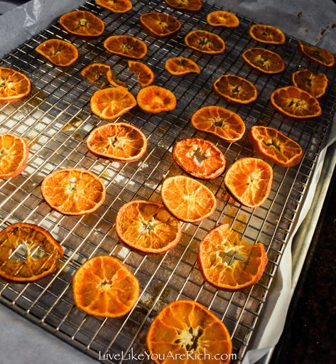 How to Dry Clementine Slices - Live Like You Are Rich Diy Dried Citrus, Best Food Dehydrator, Dried Citrus, Citrus Slices, Food Dehydrators, Christmas Simple, Tea Cakes Recipes, Lasagne Recipes, Jerky Recipes