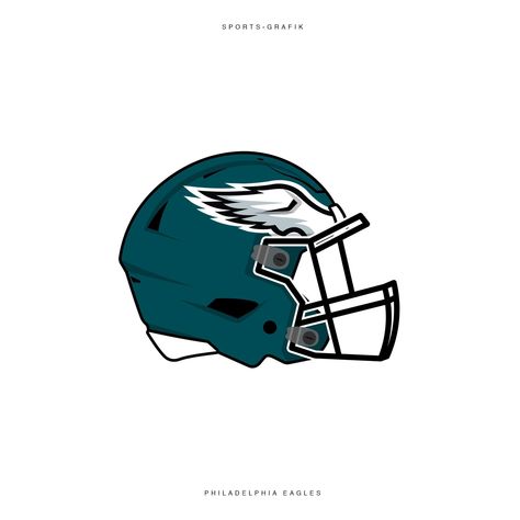 Philadelphia Eagles Helmet, Eagles Helmet, Nfl Helmets, Helmet Art, Eagles Nfl, Fly Eagles Fly, Nfl Logo, Philadelphia Eagles, Nfl Teams