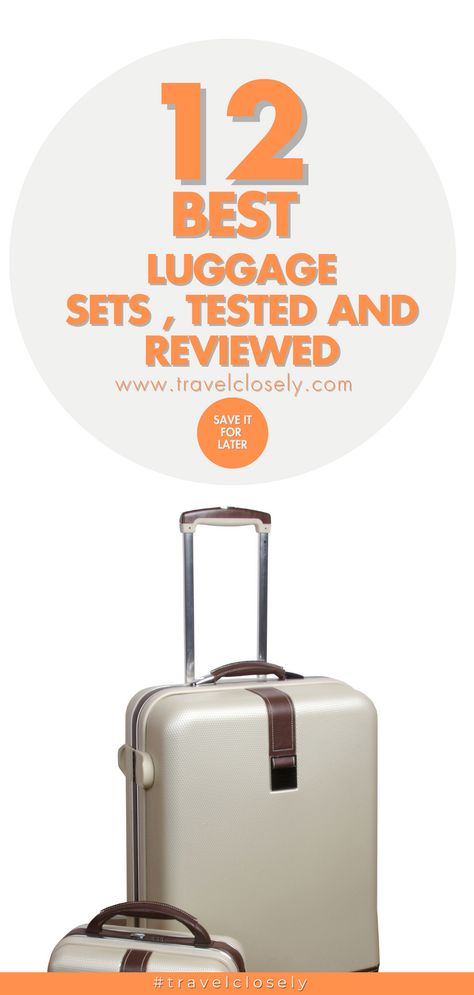 Need new luggage?  Check out our selection of the 12 best luggage sets to buy! We've found the best sets that offer durability, space, and style for all your travel adventures. Travel smarter and more stylishly with these fantastic luggage options Best Luggage For International Travel, Best Luggage For Travel, Best Luggage Brands, Short Travel Quotes, Budget Calculator, Hardside Luggage Sets, Samsonite Suitcase, Small Luggage, Spinner Luggage Sets