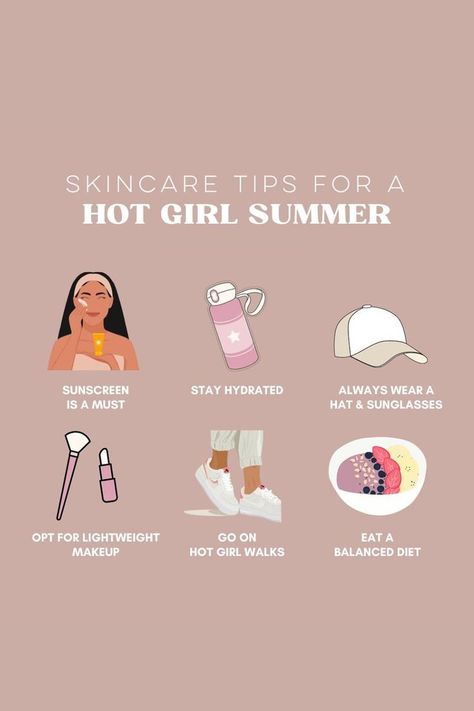 Summer Skin Care tips Skincare For Summer, Spring Skincare Tips, Summer Skincare Tips, Spring Glow Up, Glow Up Tips For Summer, Summer Skin Care Products, Glowing Skin In Summer, Summer Skincare Products, Seasonal Skincare