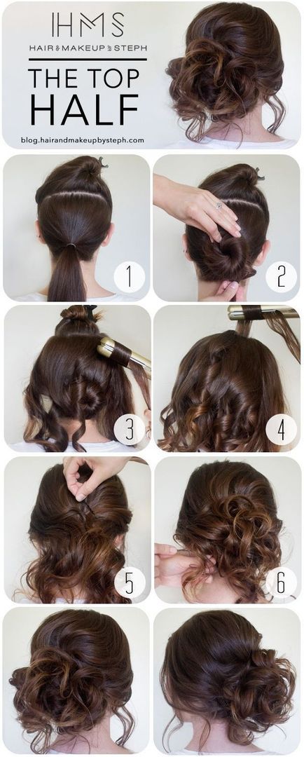 Half Top, Side Bun, Easy Updo Hairstyles, Updo Tutorial, Romantic Hairstyles, Fishtail Braid, Top Hairstyles, Super Hair, Wedding Hairstyles Updo