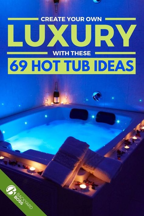 Indoor Hot Tub Room Ideas Garage, Hot Tub Placement Ideas, Jacuzzi Indoor Ideas, Hot Tub Room Ideas Indoor, Indoor Hot Tub Room Ideas, Indoor Hot Tub Room, Inground Hot Tub, Tub Bathroom Ideas, Tub Decor