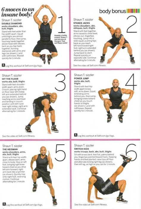 Insanity Exercises Workout Names, Lean Muscles, Shaun T, Dynamic Stretching, Insanity Workout, Gym Video, Workout Plan Gym, Lean Muscle, Fitness Health