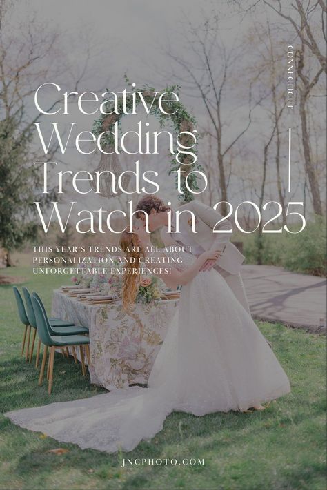 The 2025 wedding season is filled with exciting trends that redefine tradition. Think custom decor, immersive guest experiences, and modern twists on classic elements. Whether it’s eye-catching color palettes or intimate ceremonies with a twist, these bold ideas are perfect for couples looking to make their wedding day truly unique and memorable. Summer Wedding Design, 2025 Wedding Reception Trends, Anthropologie Wedding Aesthetic, What Signs Do You Need At A Wedding, Trendy Wedding Colors 2024, Epic Wedding Ideas, Wedding Wow Factor Ideas, Wedding Decor Trends 2025, Fun Wedding Decor Ideas