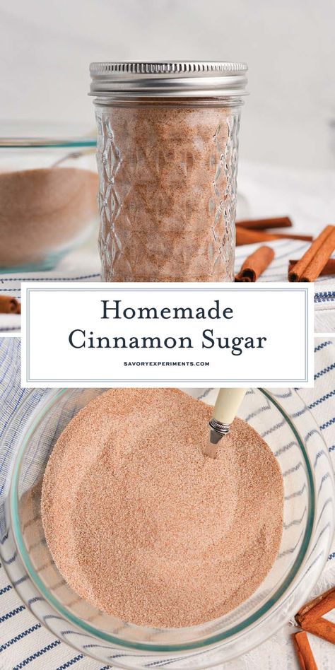 How to make the best cinnamon sugar ratio and how to customize using warm spices for the perfect recipe every time. Cinnamon Sugar Mixture, Cinnamon Sugar Toast, Cinnamon Sugar Recipes, Dessert Cravings, Cinnamon Sugar Pretzels, Fabulous Desserts, Diy Cinnamon, Vegan Dips, Sugar Recipes