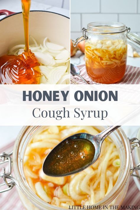 Honey Onion, Cough Remedies For Kids, Cough Syrup Recipe, Homemade Cough Syrup, Best Cough Remedy, Homemade Cough Remedies, Natural Antibiotic, Cough Medicine, Sick Remedies