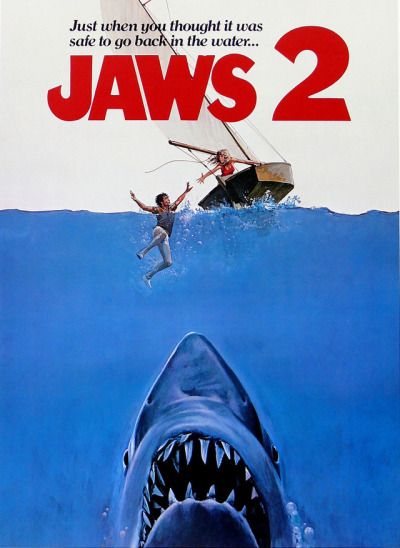 Jaws 2 (1978) Dir. Jeannot Szwarc Roy Scheider, Lorraine Gary, Mark Gruner Water, Soundtrack, Otto Movie, Jaws 2, Police Chief, A Man, Poster Art, Motion, The Originals