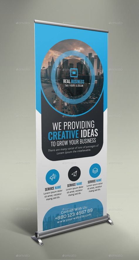 Business Roll-Up Bundle V04 Roller Banner Design, Advertisement Banner, Standee Design, Roller Banner, Banner Design Layout, Eid Card Designs, Roll Up Design, Rollup Banner, Roll Up Banner