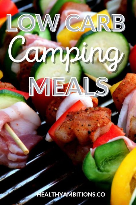 Bariatric Camping Recipes, Easy Low Carb Camping Meals, Easy Camping Meals For 2, High Protein Camping Meals, Keto Make Ahead Meals, Keto Camping Food Ideas, Camping Recipes Dinner, Keto Camping, Camp Meals