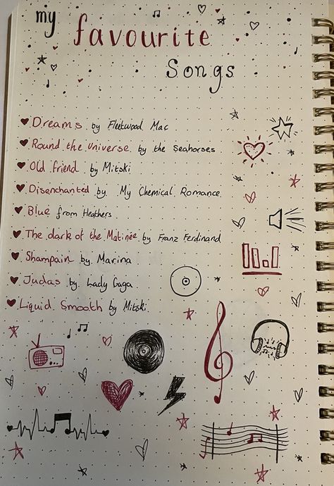 Bullet Journal Page, Journal Inspiration Writing, Bullet Journal Ideas Templates, Music Journal, Bullet Journal Mood Tracker Ideas, Bulletin Journal Ideas, Bullet Journal Mood, Writing Therapy, Bullet Journal Diy