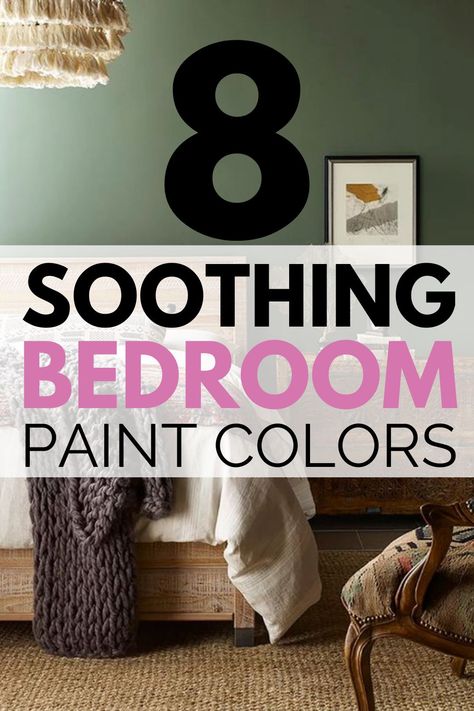 A calming and soothing bedroom environment has become more important than ever. Second, only to minimalizing clutter, choosing a soothing bedroom paint color is key to creating a retreat within your home. #bedroompaintcolors #soothingbedroompaintcolors #bedroomdecor #bedroomideas #bedroomdesginideas #homedecor #decor Guest Room Paint, Boys Bedroom Colors, Small Bedroom Colours, Soothing Paint Colors, Calming Paint Colors, Soothing Bedroom, Boys Bedroom Paint, Bedroom Paint Colors Master, Best Bedroom Colors