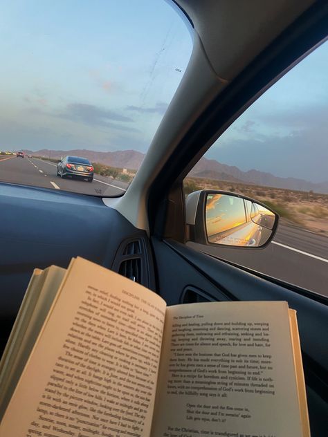 Reading With A View, Reading In The Car, Roadtrip Vibes, Booktok Books, Reading Motivation, Reading Aesthetic, Escape Reality, Something About You, Book Study