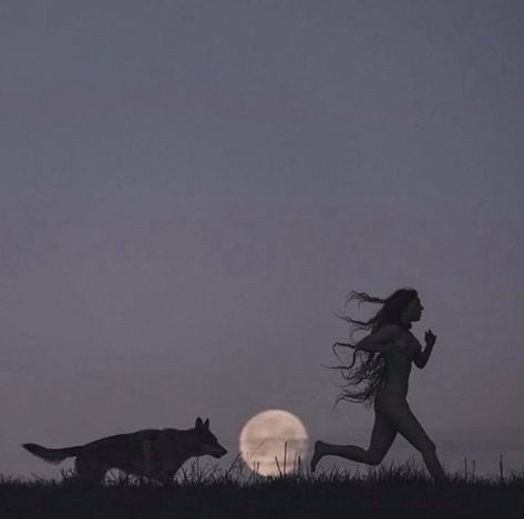 Image by Thinloth @thinloth www.thinloth.com Women Who Run With The Wolves Aesthetic, Wolf Girl Aesthetic, Lone Wolf Aesthetic, She Wolf Aesthetic, Wolf Moodboard, Wolf Woman, Female Werewolves, Werewolf Aesthetic, Goddess Kali