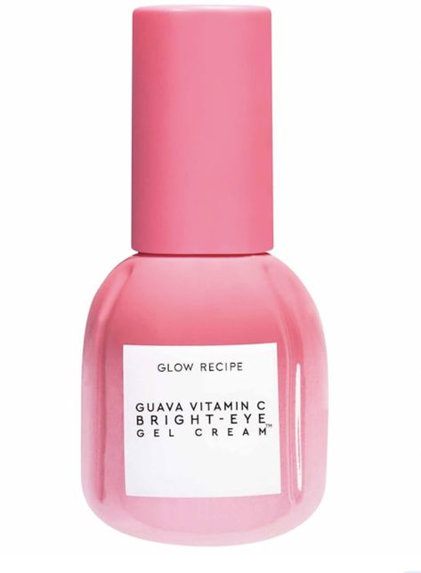 Eye Cream Glow Recipe, Glow Recipe Guava Eye Cream, Glow Recipe Under Eye Cream, Glow Recipe Eye Serum, Glow Recipe Eye Cream, Glow Recipe Guava Vitamin C, Glow Recipe Guava, Skincare Bag, Skincare Fridge