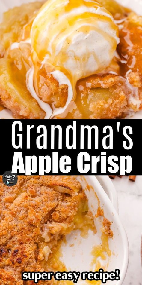 Apple Crisp Recipe Without Oats, Simple Apple Crisp Recipe, Apple Crisp No Oats, Baking Apples, Apple Crisp Without Oats, Whole Lotta Yum, Best Apple Crisp Recipe, Apple Recipes Healthy, Best Apple Crisp