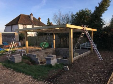 Couple spend more than £100,000 (so far) renovating their dream home Conversation Pit, Dug Out, Take A Break, Media Design, Detached House, Dream Home, A House, Exterior Design, Garden Design