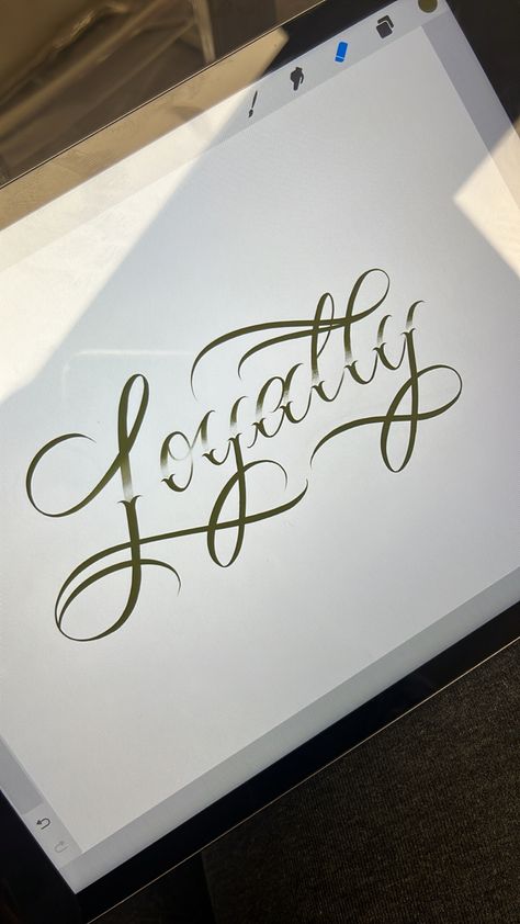 #scripttattoo #scriptfonts #masvidatattoos #letters #lettering #letteringart #loyalty #tattooideas Loyalty Drawing, Loyalty Tattoo Designs, Typographic Tattoo, Tattoo Word Fonts, Loyalty Tattoo, Strength Tattoo, Happy Birthday Quotes Funny, Word Fonts, Tattoo Lettering Fonts