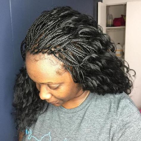 Black Tree Braids Crochet Micro Braids, Micro Braids Styles, Tree Braids Hairstyles, Invisible Braids, Micro Braids Hairstyles, Synthetic Braids, Tree Braids, Blonde Box Braids, Sew In Hairstyles