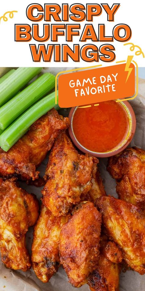 Spice up your game day spread with The Best Crispy Buffalo Wings! This classic appetizer gets a healthier twist with the air fryer, delivering perfectly crispy wings every time. Get ready to enjoy your favorite game day snack guilt-free! Air Fried Buffalo Chicken Wings, Crispy Air Fryer Chicken Wings Buffalo, Airfryer Hot Wings, Game Day Wings Air Fryer, Breaded Buffalo Wings, Best Air Fryer Wings Crispy, Dry Buffalo Chicken Wings, Game Day Chicken Wings, Air Fried Buffalo Wings