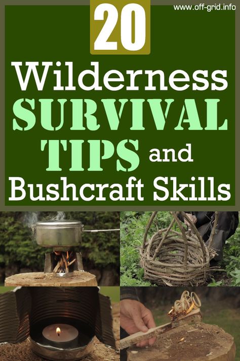 Wilderness Survival Tips, No Grid Survival Projects, Preppers List, Survival Skills Emergency Preparedness, Homesteading Tips, Diy Survival, Nomadic Life, Off Grid Survival, Living Off The Grid