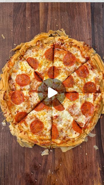 Josh Elkin on Instagram: "Make this Phyllo Dough Pepperoni Pizza" Philo Dough Pizza, Phyllo Dough Pizza Recipes, Phyllo Dough Pizza, Phyllo Pizza, Philo Dough, Josh Elkin, Phyllo Recipes, Pillsbury Pie Crust, Dough Pizza