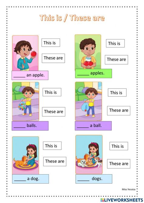 This is - these are worksheet for grade 2 Activities For Grade 1 English, This And That Worksheet For Grade 1, This Is Worksheet, English For 2nd Grade, This Is And These Are Worksheets, This Or These, This And These Worksheets, English For Grade 2 Worksheet, Grade 2 Activities Worksheets