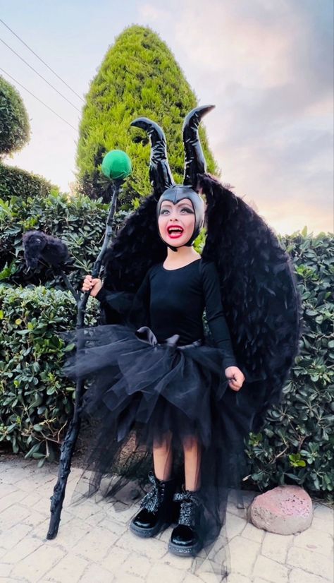 Maléfica Disfraz Niña Maleficent Costume, Halloween 2024, Maleficent, Havana, Witch, Manicure, Ballet, Halloween