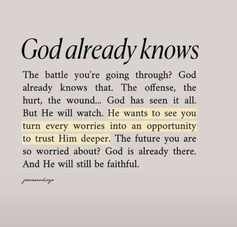 Gods Plan Quotes Perfect Timing, God Already Knows, God Thoughts, Spirit Food, Faith Scriptures, Gods Quotes, Quote Bubble, Genuine People, Abba Father