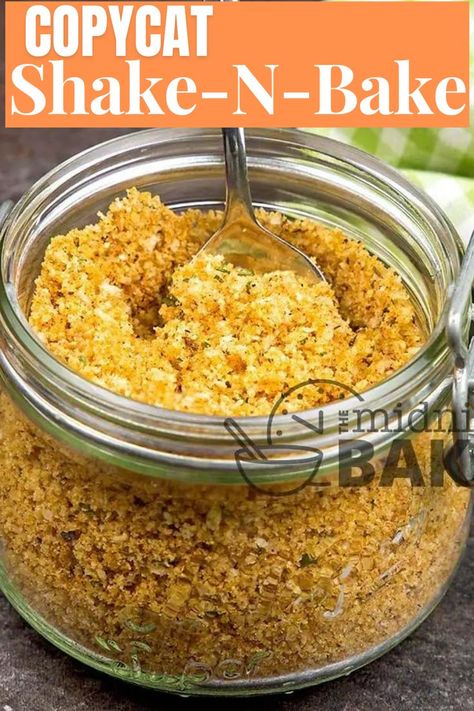 Chicken And Pork Recipes, Chicken Shake And Bake, Baked Chicken Seasoning, Homemade Shake And Bake, Shake N Bake Chicken, Chicken Seasoning Recipes, Baking Mix Recipes, Shake And Bake, Homemade Dry Mixes