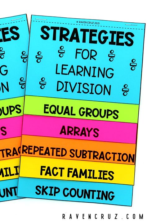 Introduction To Division 3rd Grade, Division Third Grade, Division Games 3rd Grade, Teaching Division Strategies, Third Grade Division, Division Games 4th, Teaching Long Division, Word Problems 3rd Grade, Division Strategies