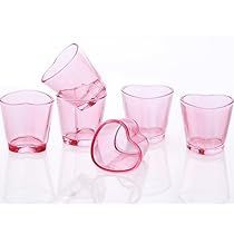 Cups And Glasses, Pink Shot, Bar Cart Accessories, Heart Glasses, Tequila Shots, Future Apartment, Cordial, Party Items, Mixology