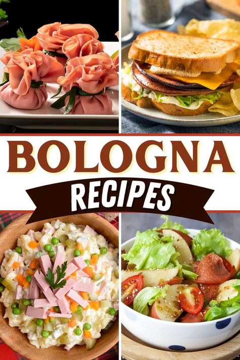 Bologna Breakfast Recipes, Ring Bologna And Rice Recipes, Beef Bologna Recipes, Bologna Appetizers, Smoked Bologna Sides, Recipes Using Bologna, Recipes With Bologna, Bologna Sandwich Ideas, Sweet Bologna Recipes