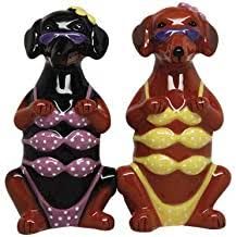 Amazon.com: novelty salt and pepper shakers Weenie Dog, Doxie Dogs, Weenie Dogs, Weiner Dog, Salt And Pepper Set, Wiener Dog, Dachshund Dog, Ethnic Style, Salt And Pepper Shaker