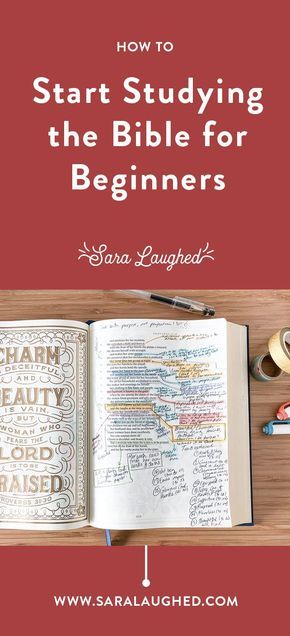 How to Start Studying the Bible for Beginners — Tips and my personal method! By Sara Laughed Bible For Beginners, Studying The Bible, Start Studying, Bible Studies For Beginners, Learn The Bible, Personal Bible Study, Bible Study Topics, Bible Study Printables, Bible Study Help