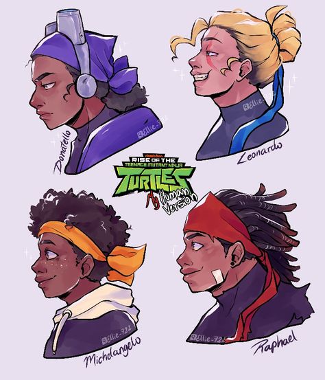 Rise tmnt human version Tmnt Human, Rise Tmnt, Couple Comics, Cartoon Characters As Humans, Hiro Big Hero 6, Tmnt Characters, Leonardo Tmnt, Human Version, Ninja Turtles Funny