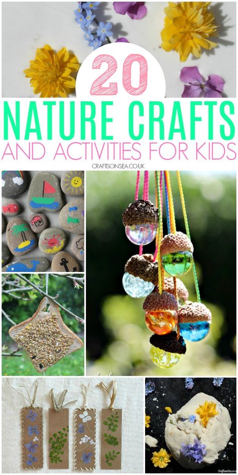 nature crafts for kids activities easy Nature Crafts For Kids, Nature Crafts Kids, Crafts And Activities For Kids, Acorn Crafts, Summer Crafts For Kids, Outdoor Crafts, Leaf Crafts, Easy Camping, Outdoor Activities For Kids