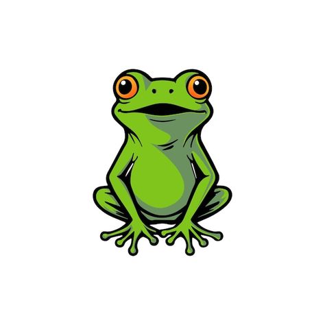 Vector green frog vector animal cartoon | Premium Vector #Freepik #vector #tropical #fun #water #nature Nature, Frog Vector, Frog Cartoon, Water Nature, Green Frog, Animal Cartoon, Cartoon Animals, Premium Vector, Graphic Resources