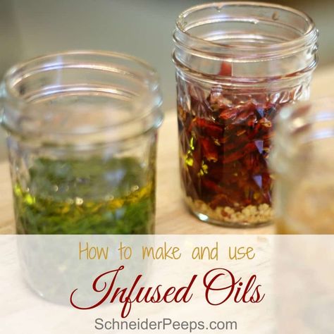 Infused Oil Recipes, Herbal Academy, Flavored Olive Oil, Olive Oil Recipes, Infused Oil, Infused Olive Oil, Cooking Oils, Diy Oils, Flavored Oils