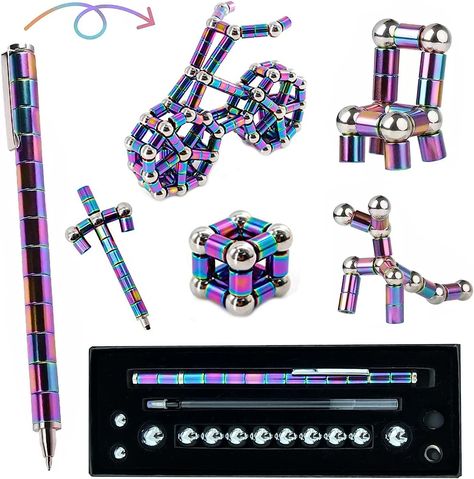 https://www.amazon.co.uk/Magnetic-Fidget-Toys-Ages-8-13/dp/B0C5XDZHMQ/ref=sr_1_58?crid=11ZDPBZCPGSYC&keywords=gift%2Bfor%2Bteenage%2Bgirls&qid=1692463688&sprefix=gift%2Bfor%2Bteenage%2Bgirls%2Caps%2C97&sr=8-58&th=1 Boys Gift Ideas, Fidget Pen, Magnetic Pen, Magnetic Toys, Presents For Boys, Cool Presents, Gifts For Teen Boys, Novelty Toys