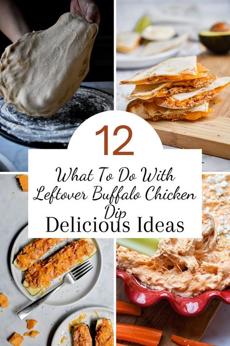 If you have some people over for the Super Bowl who aren't fans of spicy flavor, then you might have some extra leftover buffalo chicken dip left after your next party. No worries! Here are 12 different ideas for what to do with that buffalo leftover dip! Recipes With Buffalo Chicken Dip, What To Do With Buffalo Chicken Dip, Things To Make With Buffalo Chicken Dip, Buffalo Chicken Dip Meal Ideas, What To Do With Left Over Buffalo Chicken Dip, Leftover Buffalo Chicken Dip Recipes, Buffalo Chicken Leftover Recipes, Buffalo Chicken Dip Leftover Ideas, What To Eat With Buffalo Chicken Dip