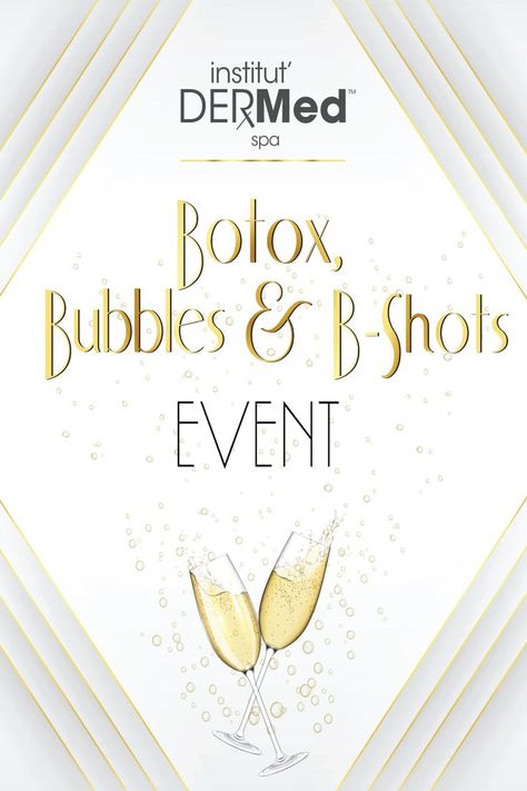 Medical Spa Promotion Ideas, Med Spa Party Ideas, Medspa Event Ideas, Vitamin Injection Aesthetic, Botox Themed Party, Botox Room Decor, Med Spa Open House Ideas, Mobile Botox Business, Botox Event Party Ideas