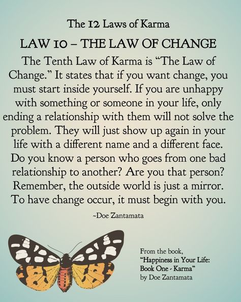 Karma Book, Laws Of Karma, 12 Laws Of Karma, Eckart Tolle, Law Of Karma, Laws Of Life, Spiritual Psychology, Energy Healing Spirituality, Ending A Relationship